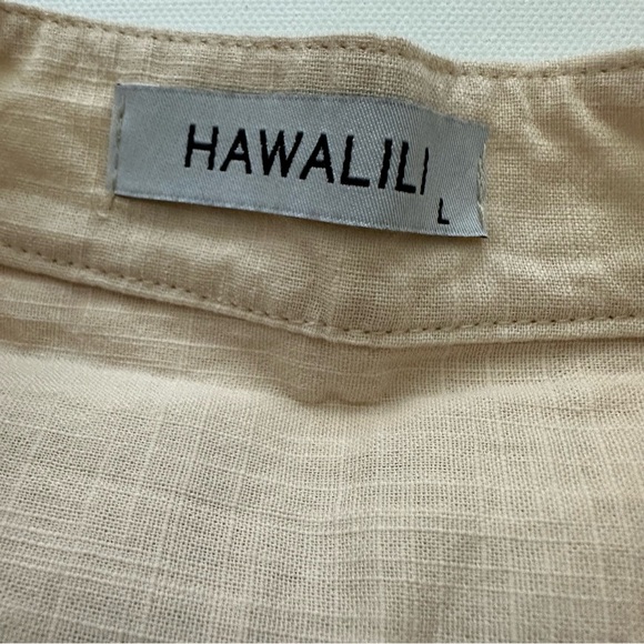 Men’s Short Sleeve Mandarin Collar Shirt Size L - Picture 4 of 11